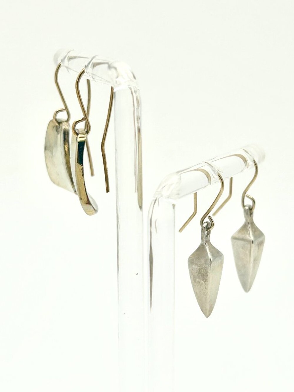 Vintage RLM Paddle & Dagger (2 Pr) Dangle Drop Earrings